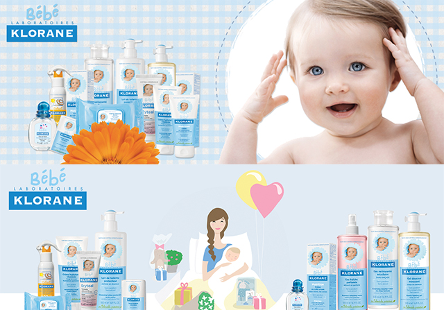 Productos Klorane Bebé